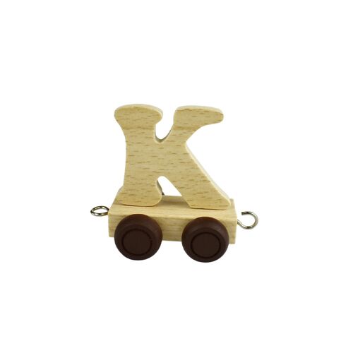Wooden Alphabet Train Letter - K