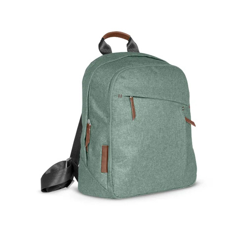 UPPAbaby Changing Backpack - Gwen/Emmett (Green Melange/Saddle Leather)