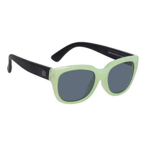Green Frame Smoke Lens Sunglasses