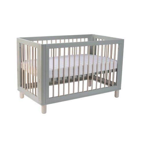 Cocoon Allure Cot And Mattress - Dove Grey/Nautral Wash