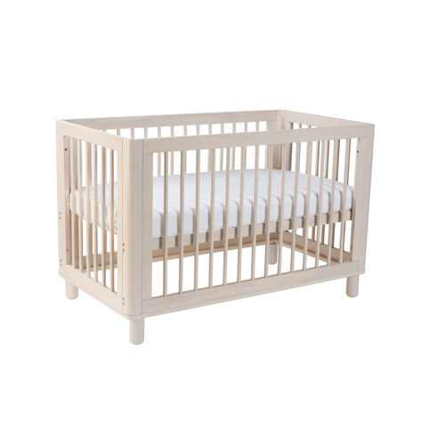 Cocoon Allure Cot And Mattress - Natural Wash