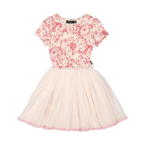 Rock Your Kid Floral Toile Circus Dress