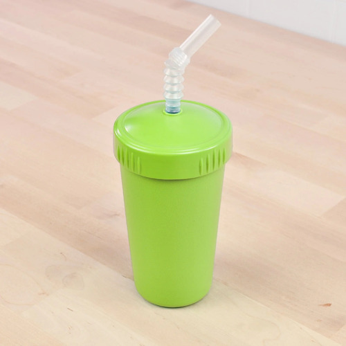 Re-Play Cup With Reusable Straw - Green
