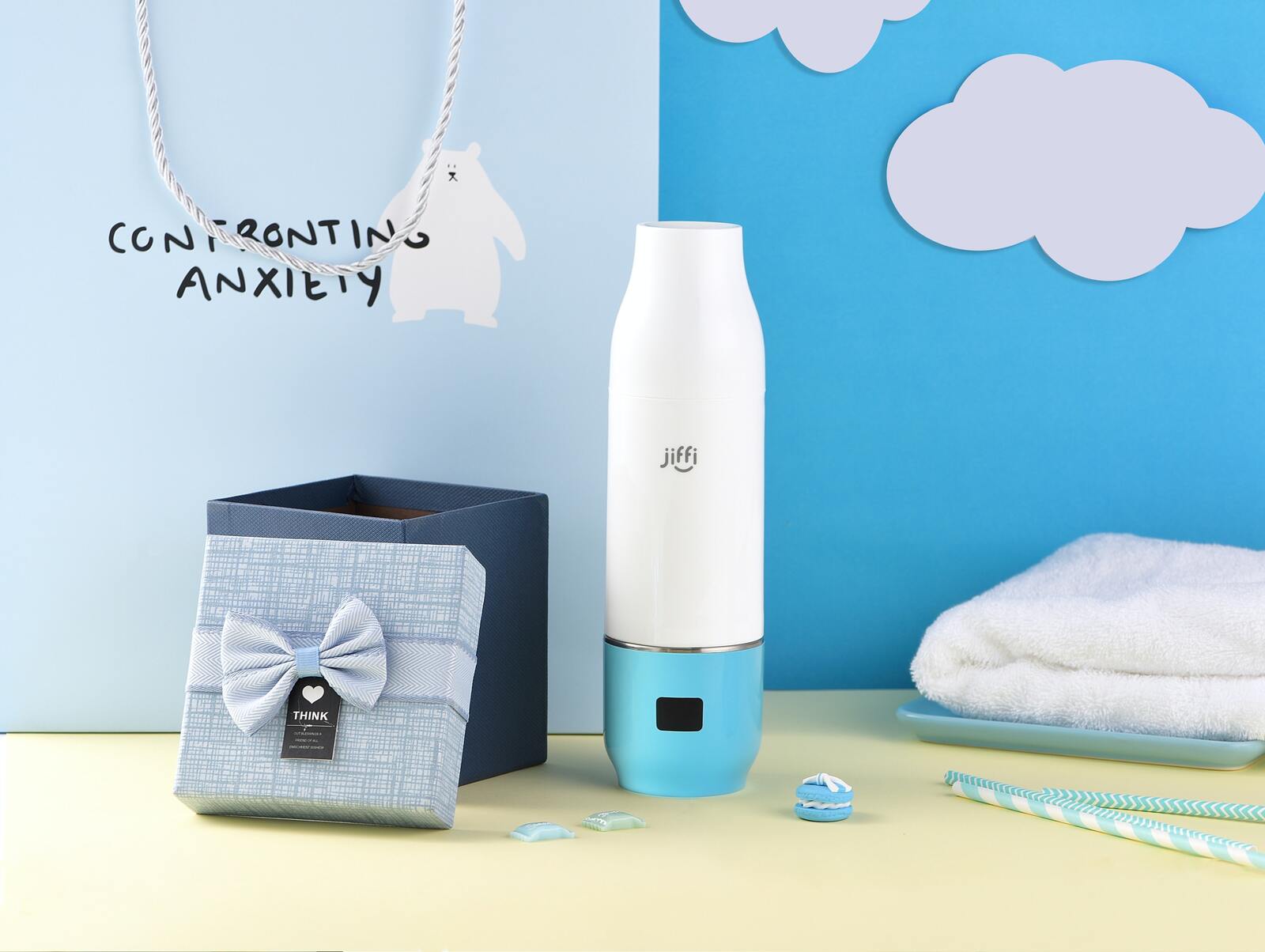 Jiffi Baby USB Bottle Warmer Blue