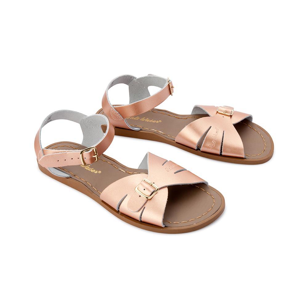 rose gold salt water sandals womens