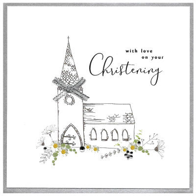 Christening gift sales card