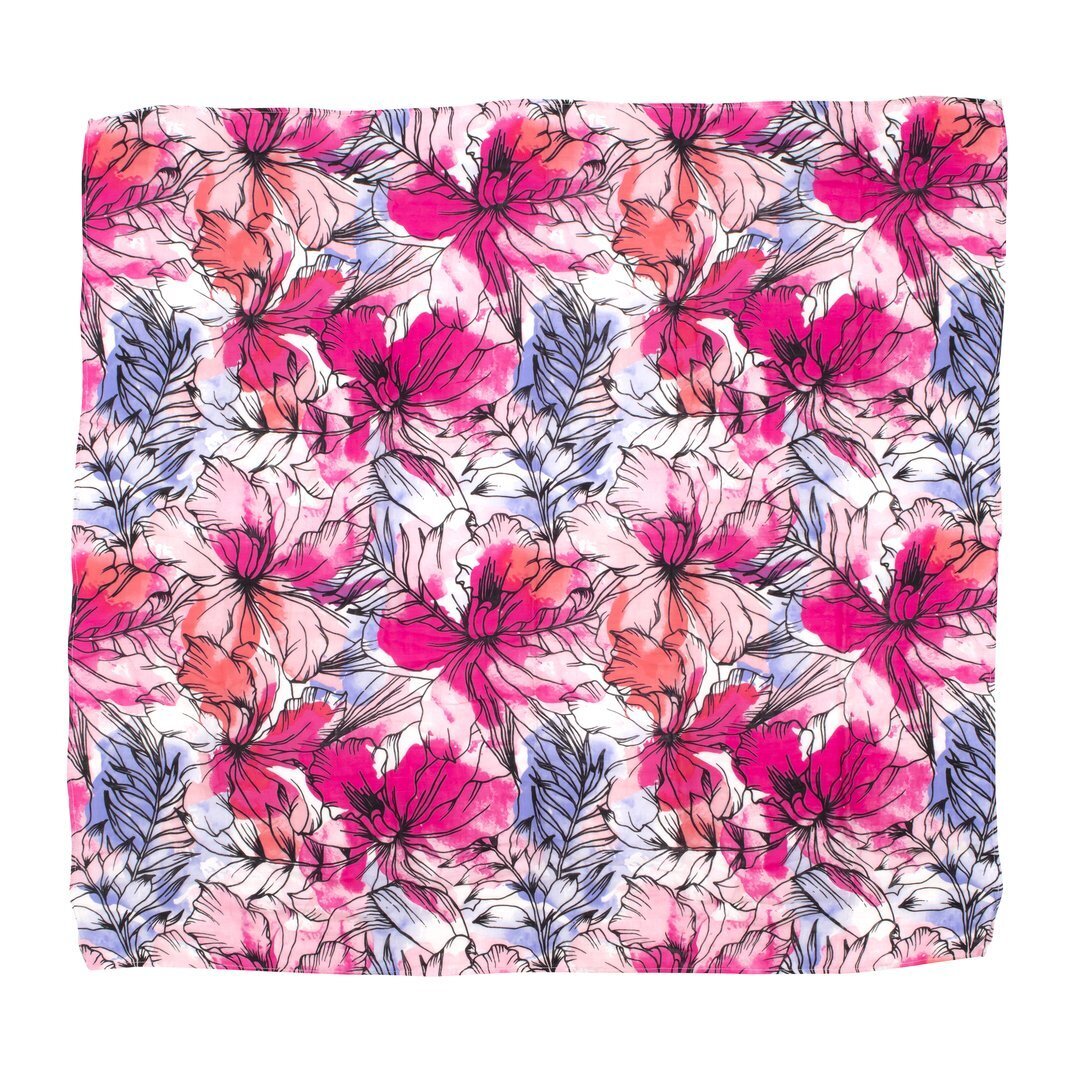 Fitted Bamboo Cotton Cot Sheet Floral