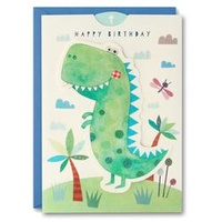 Happy Birthday Card - Dinosaur