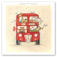 Happy Birthday Card - All Aboard