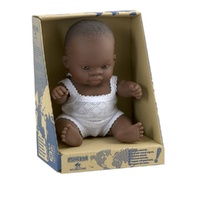 Miniland Doll 21cm - African Baby Girl