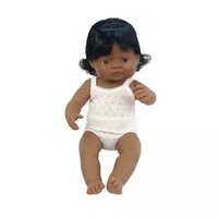 Miniland Doll 38cm - Hispanic Girl