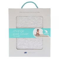 Fitted Change Pad Cover - Grey Marle