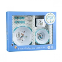Peter Rabbit Melamine Dinner Set - 5 Piece