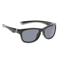 Black And Grey Frame Smoke Lens Sunglasses