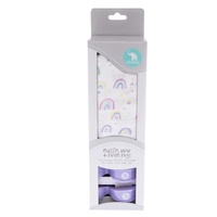 Bamboo Wrap And Pram Pegs - Rainbow