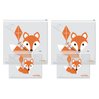 Reusable Slidelock Bag Combo Pack - Fox