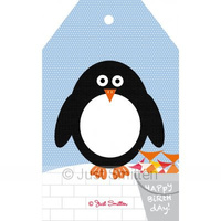 Happy Birthday Penguin Gift Card