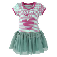 Dress - Tulle (Spearmint + Fuschia)