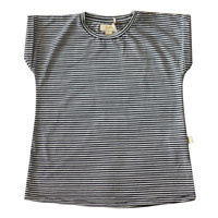 Essential Tee - Black & White Stripe