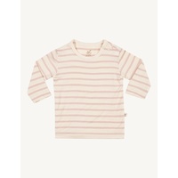 Long Sleeve Top - Chalk/Rose Stripe