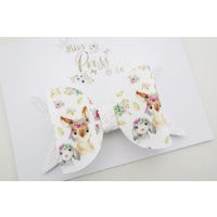 Spring Bunny Adaline Bow Headband
