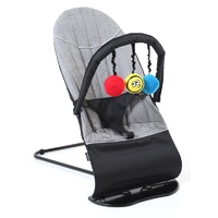 Vee Bee Baby Minder Bouncer - Flex Grey