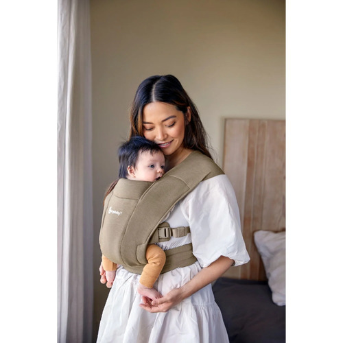 ergobaby Embrace Cozy Newborn Carrier - Soft Olive