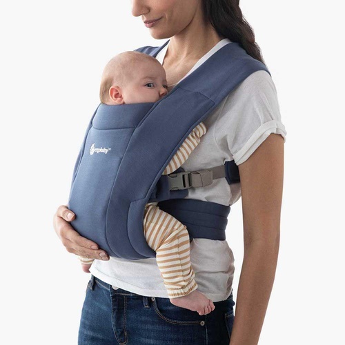 ergobaby Embrace Cozy Newborn Carrier - Midnight Blue 