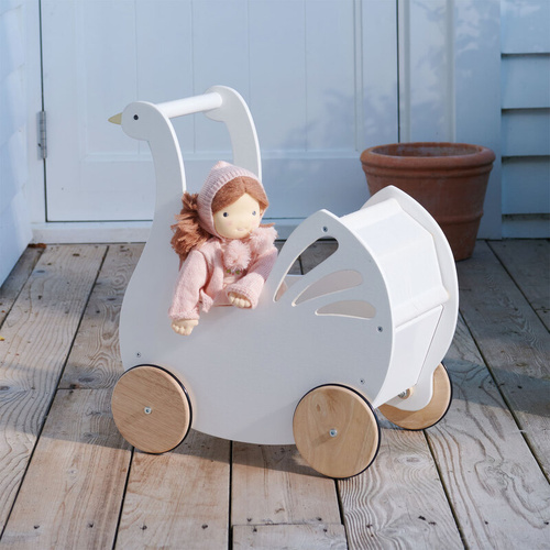 Wooden Toy | Doll Pram | Sweet Swan