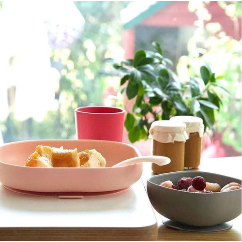 Beaba Silicone Meal Set - Pink