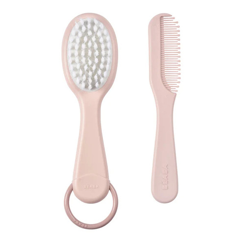 Beaba 2 In 1 Brush And Comb - Old Pink
