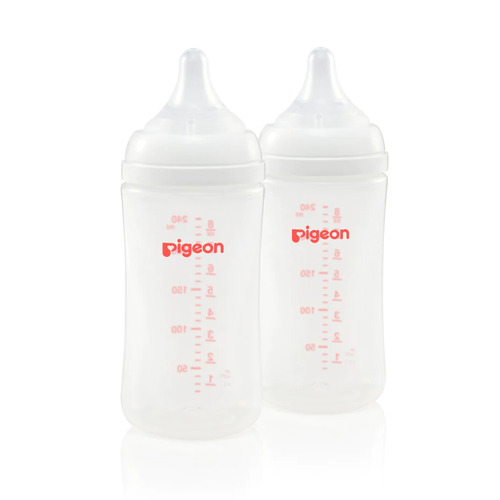 Pigeon SofTouch III Twin Pack PP Bottles - 240ml