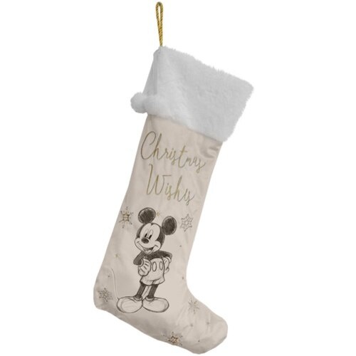 Collectible Velvet Xmas Stocking - Mickey Mouse