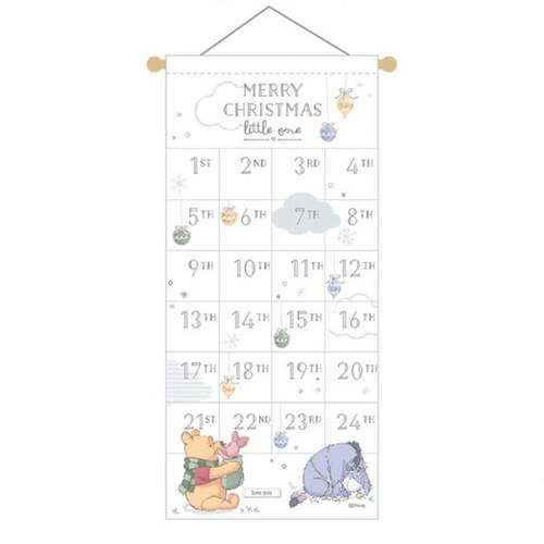 Disney Magical Xmas Fabric Advent Calendar Pooh and Friends