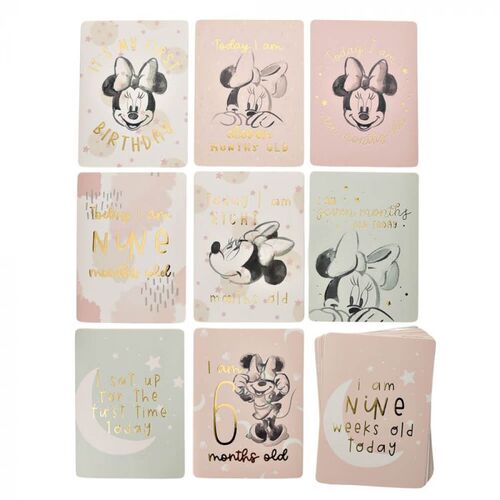 24 Disney Baby Milestone Cards - Minnie