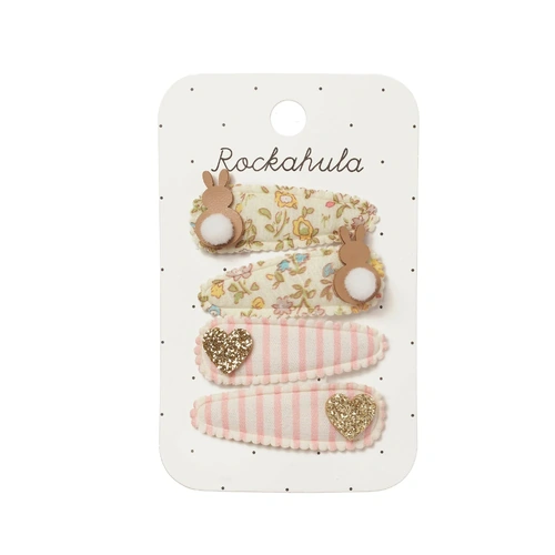 Hair Clips I Petal Bunny Fabric