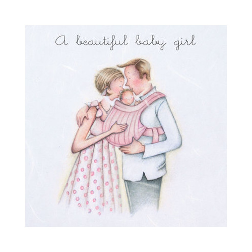 A Beautiful Baby Girl Card