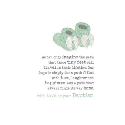 Baptism Gift card