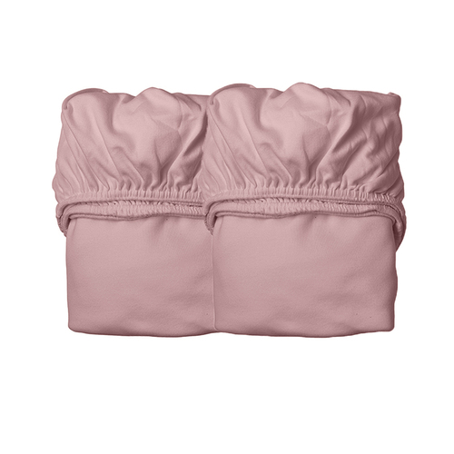 Leander Organic Cot Sheets - Dusty Rose