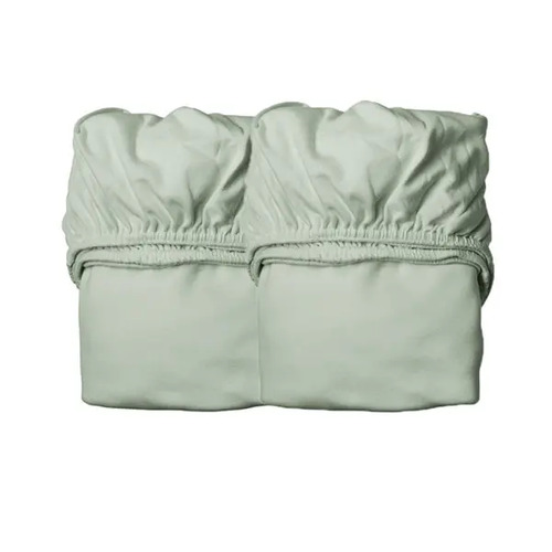 Leander Junior Bed Organic Sheets - Sage Green
