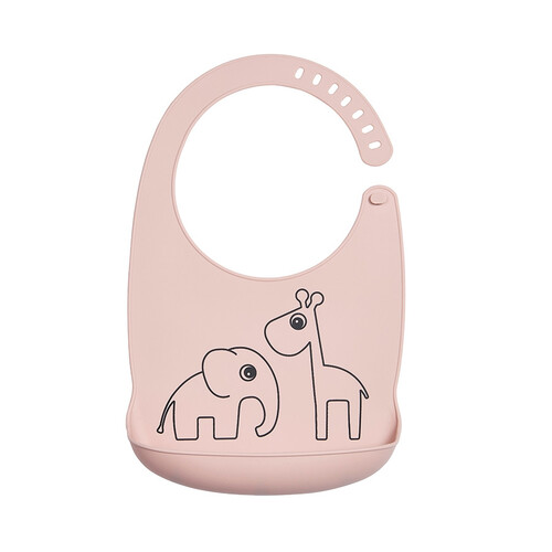Done By Deer Silicone Bib - Powder