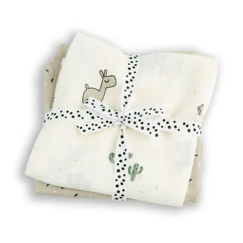 2 Pack Swaddles Lalee - Sand