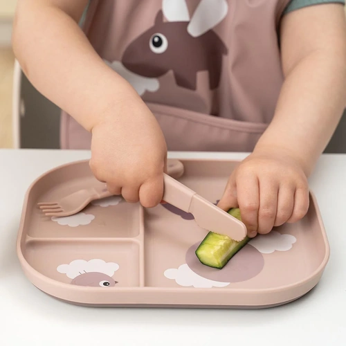 Dinnerware | Compartment Plate | Foodie [Clouds Powder]