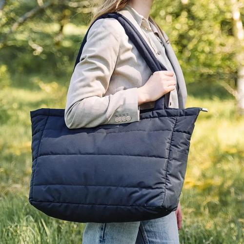 Bag | Change Tote | Quilted [Black]