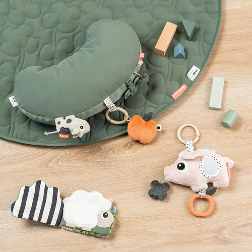 Activity Toy | Tummy Time Pillow | Farm [Green]