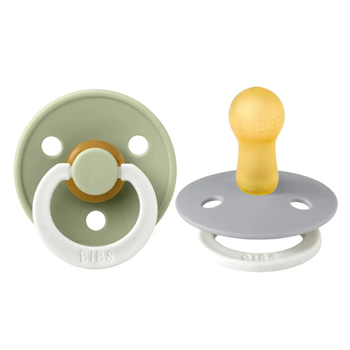 BIBS Colour Dummies (Set of 2) - Size 3 - SAGE GLOW/CLOUD GLOW