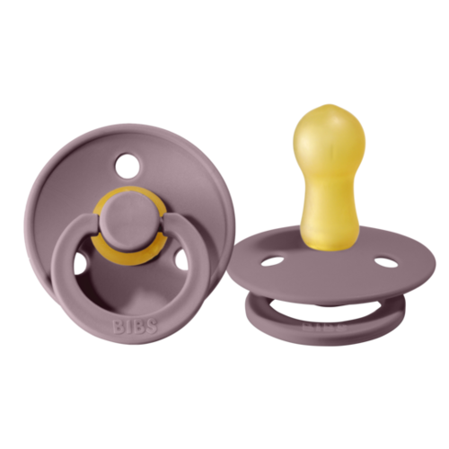 BIBS Coloured Dummies (Set of 2) - Size 1 HEATHER