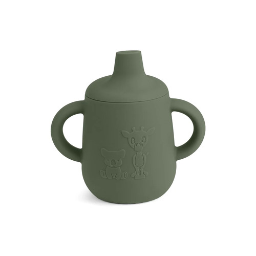 Silicone Sippy Cup - Dusty Green
