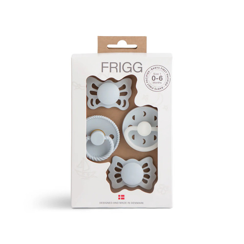 FRIGG Baby's First Dummies - Powder Blue Moonlight Sailing