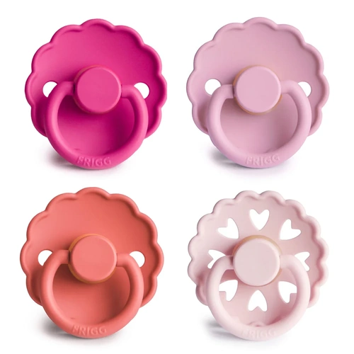 Dummies | Round | Rosy Romance | 4 PACK [1, Natural Rubber Latex]